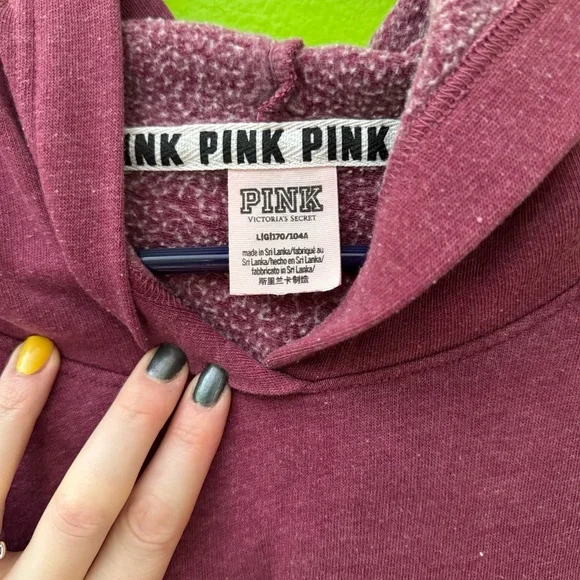 Victoria Secret cropped hoodie size Large - Picture 3 of 4